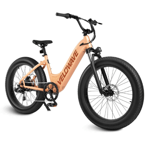 Velowave-Rover-FCTY4-750W-Low-Step-Fat-Tire-Electric-Bike-w-Thumb-Throttle-Step-Through-Velowave-Ebike-Blue-None