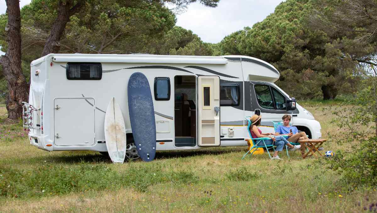 Caravan and Landscape