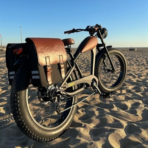 Revi Cheetah Ebike in a desert