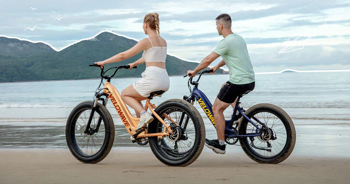 two Velowave Electric Bikes