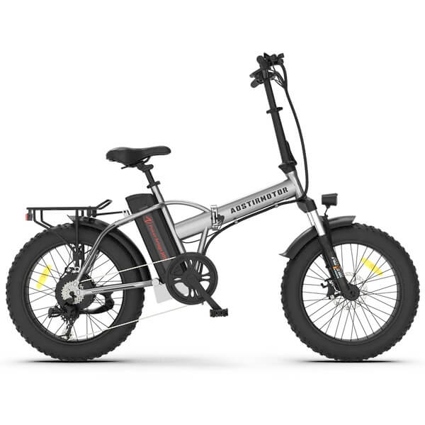 Aostirmotor A30 750W Fat Tire Folding Ebike w/ Twist Throttle