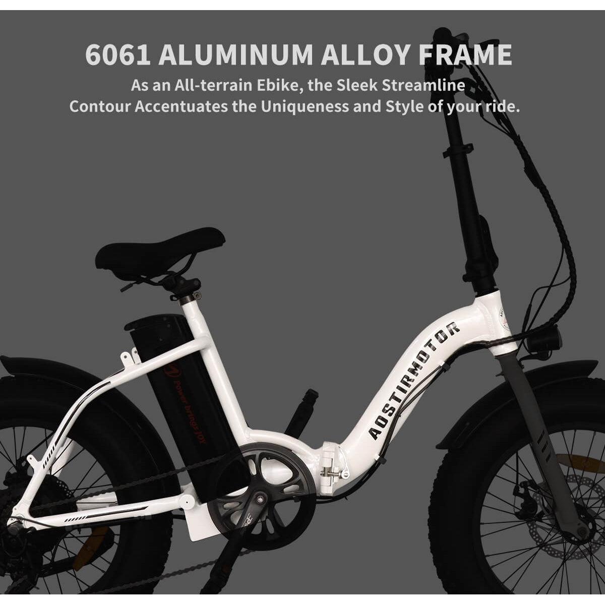 Aostirmotor G20 500W Fat Tire Folding Electric Bike