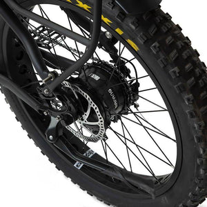 Bakcou Ebikes Flatlander 750W Fat Tire Electric Hunting Bike-fat-Bakcou Ebikes-Rear Hub View