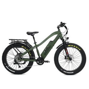 Bakcou-Flatlander-750W-Fat-Tire-Electric-Hunting-Bike-fat-Bakcou-eBikes-Matte-Army-Green-48V17_5Ah-Standard-Right-Side-View