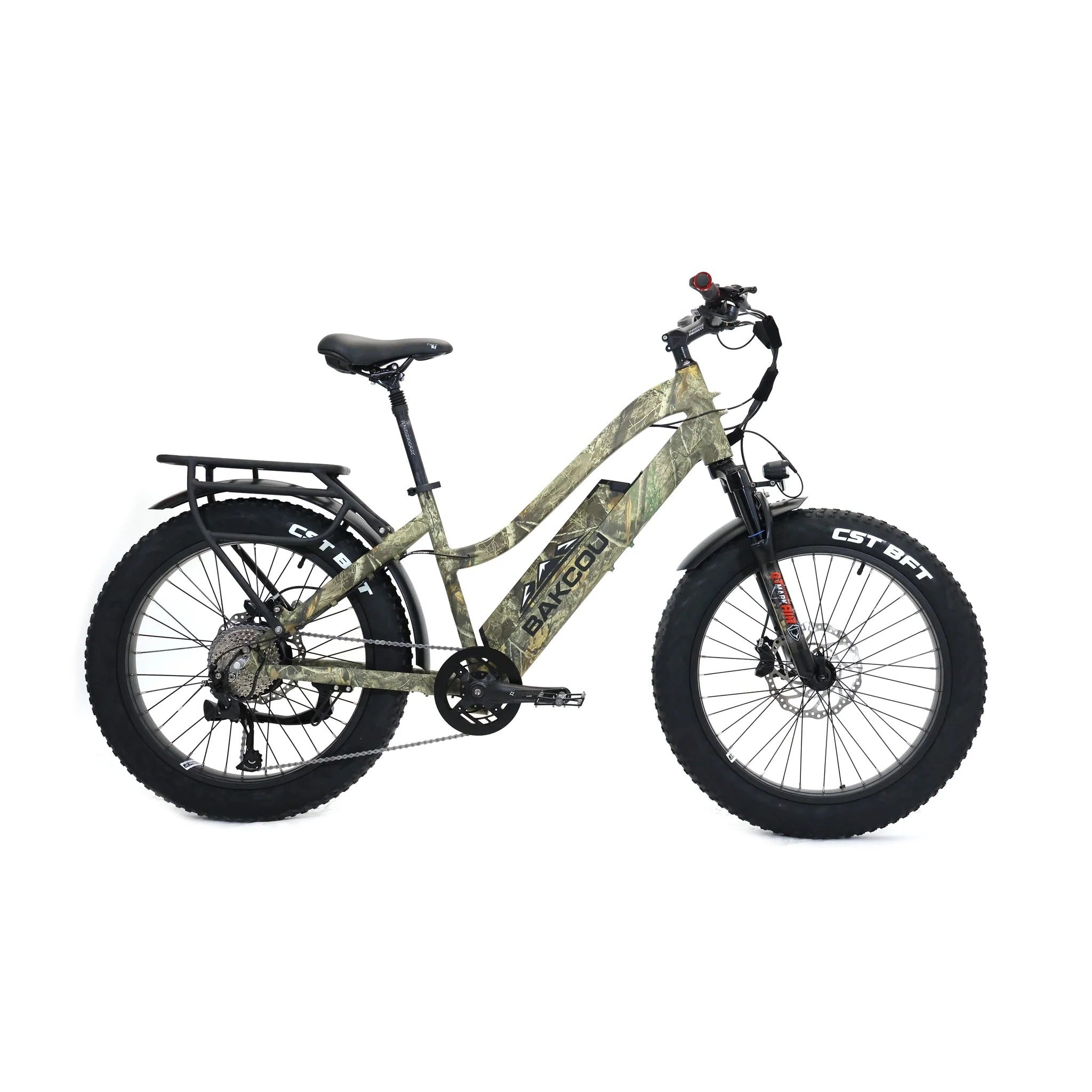 Bakcou-Flatlander-Step-Through-750W-Fat-Tire-Electric-Hunting-Bike-fat-Bakcou-eBikes-Realtree-Edge-48V17_5Ah-Standard-Side View - Really Good Ebikes