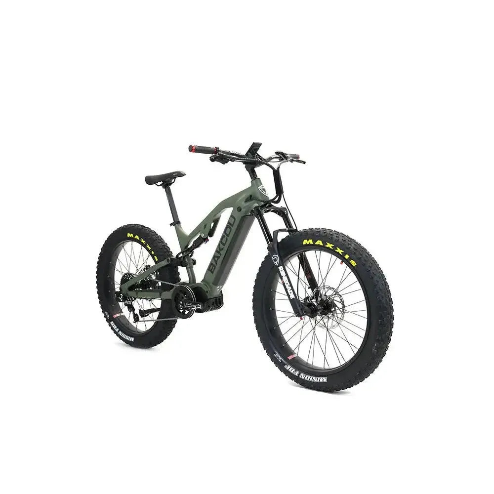 Bakcou Scout Full-Suspension Fat Tire Electric Bike