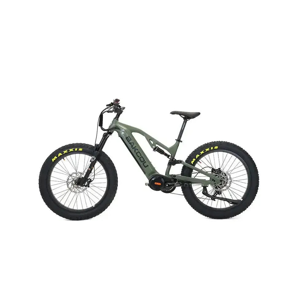 Bakcou Scout Full-Suspension Fat Tire Electric Bike