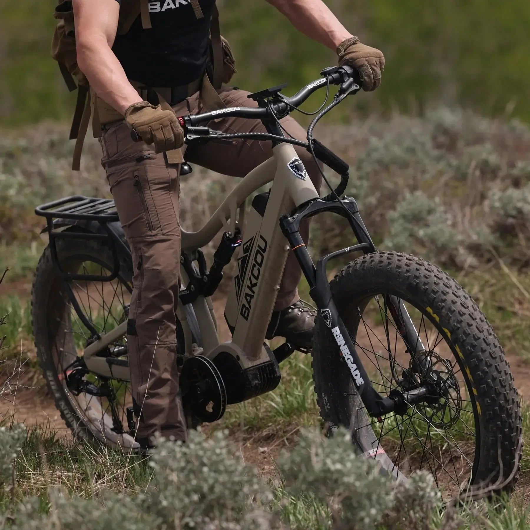 Bakcou Storm G2 840-1200W 48V/17.5-25Ah Full-Suspension Fat Tire E-Bike
