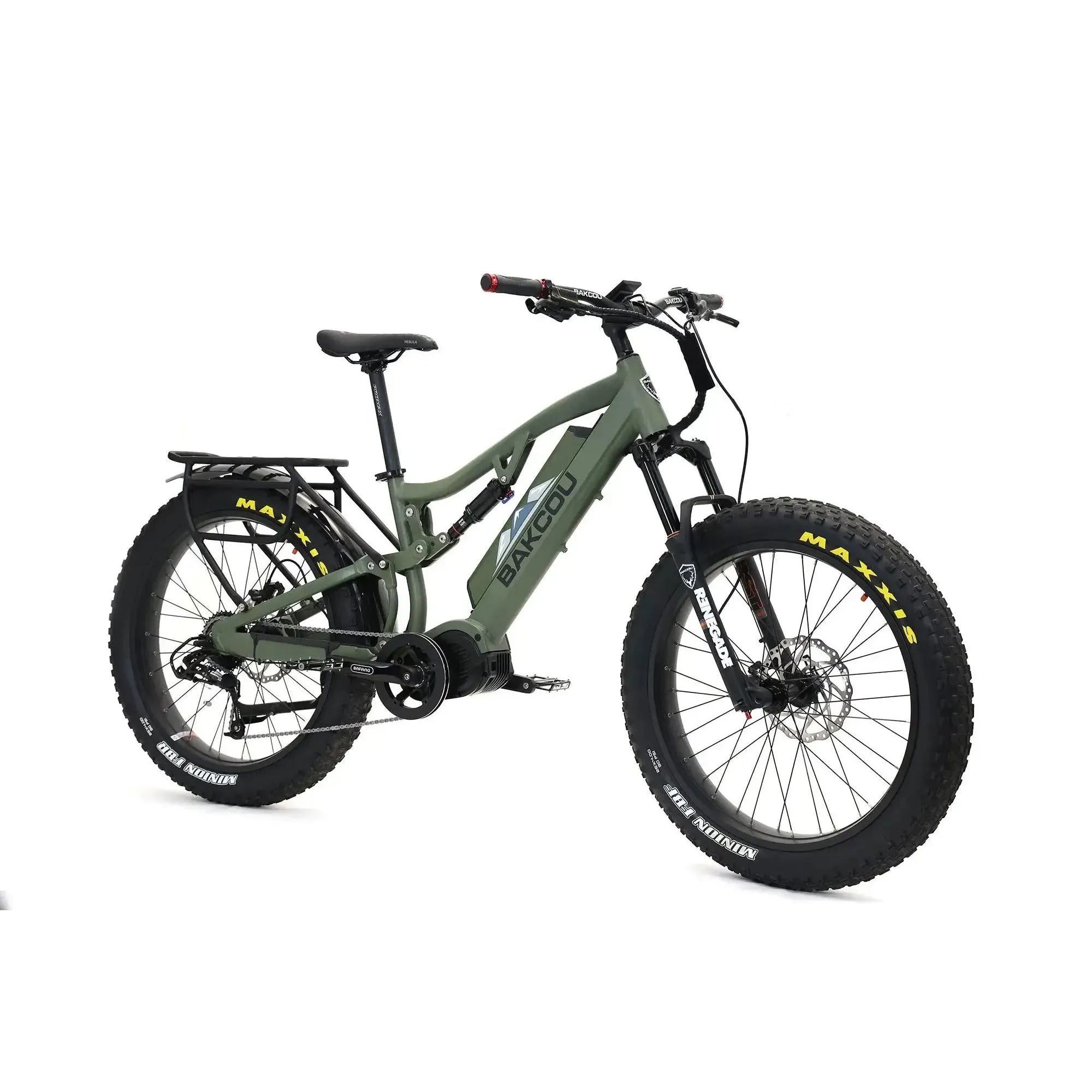 Bakcou Storm G2 840-1200W 48V/17.5-25Ah Full-Suspension Fat Tire E-Bike
