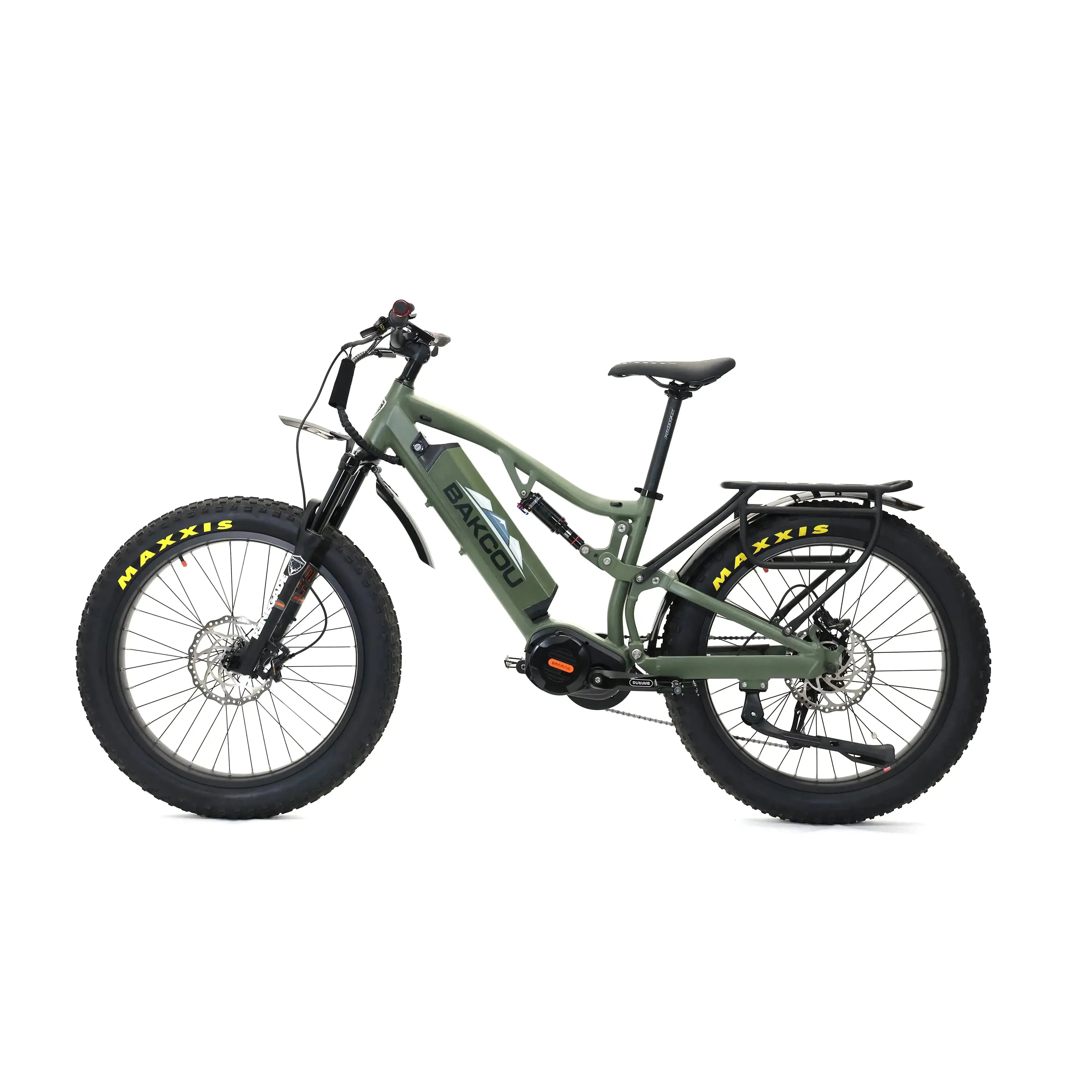 Bakcou Storm G2 840-1200W 48V/17.5-25Ah Full-Suspension Fat Tire E-Bike