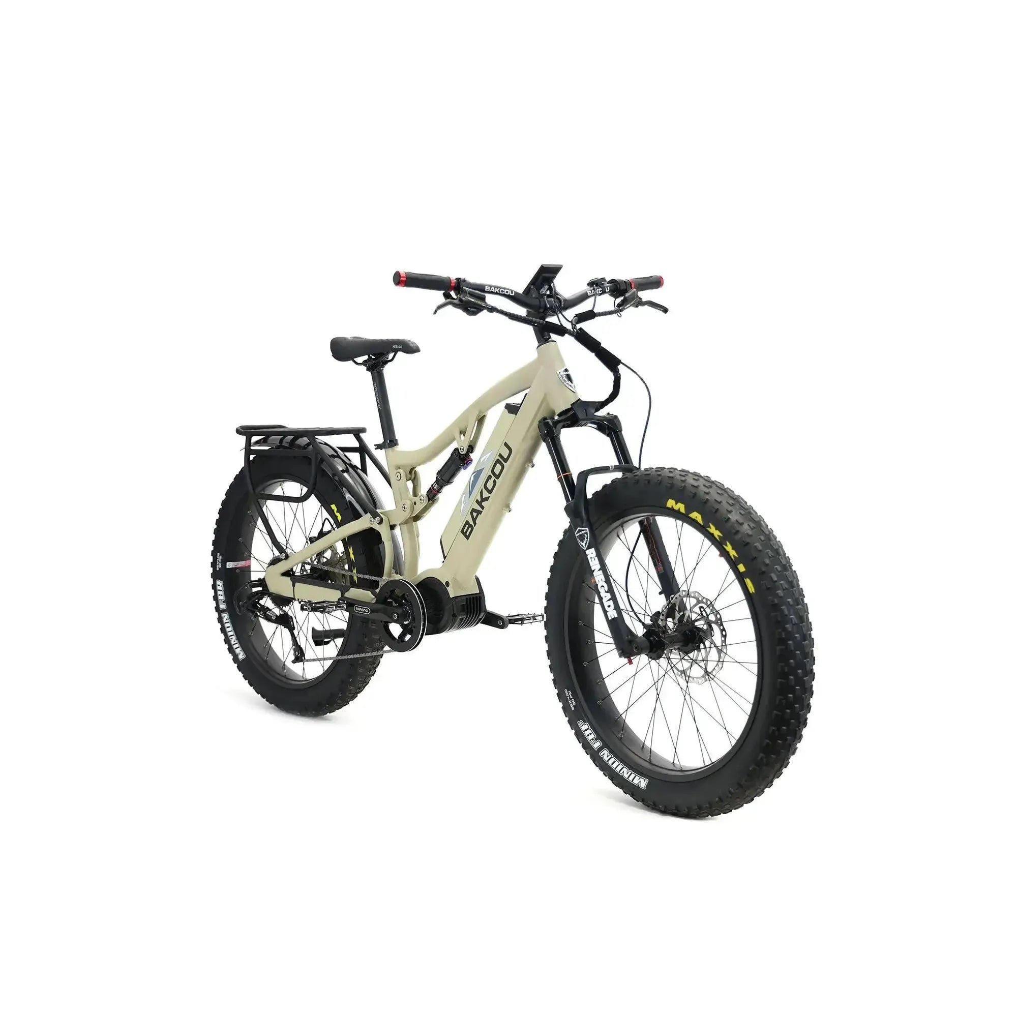 Bakcou Storm G2 840-1200W 48V/17.5-25Ah Full-Suspension Fat Tire E-Bike