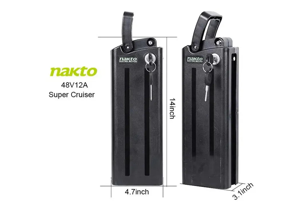 Ebike Battery Replacement for Nakto Super Cruiser