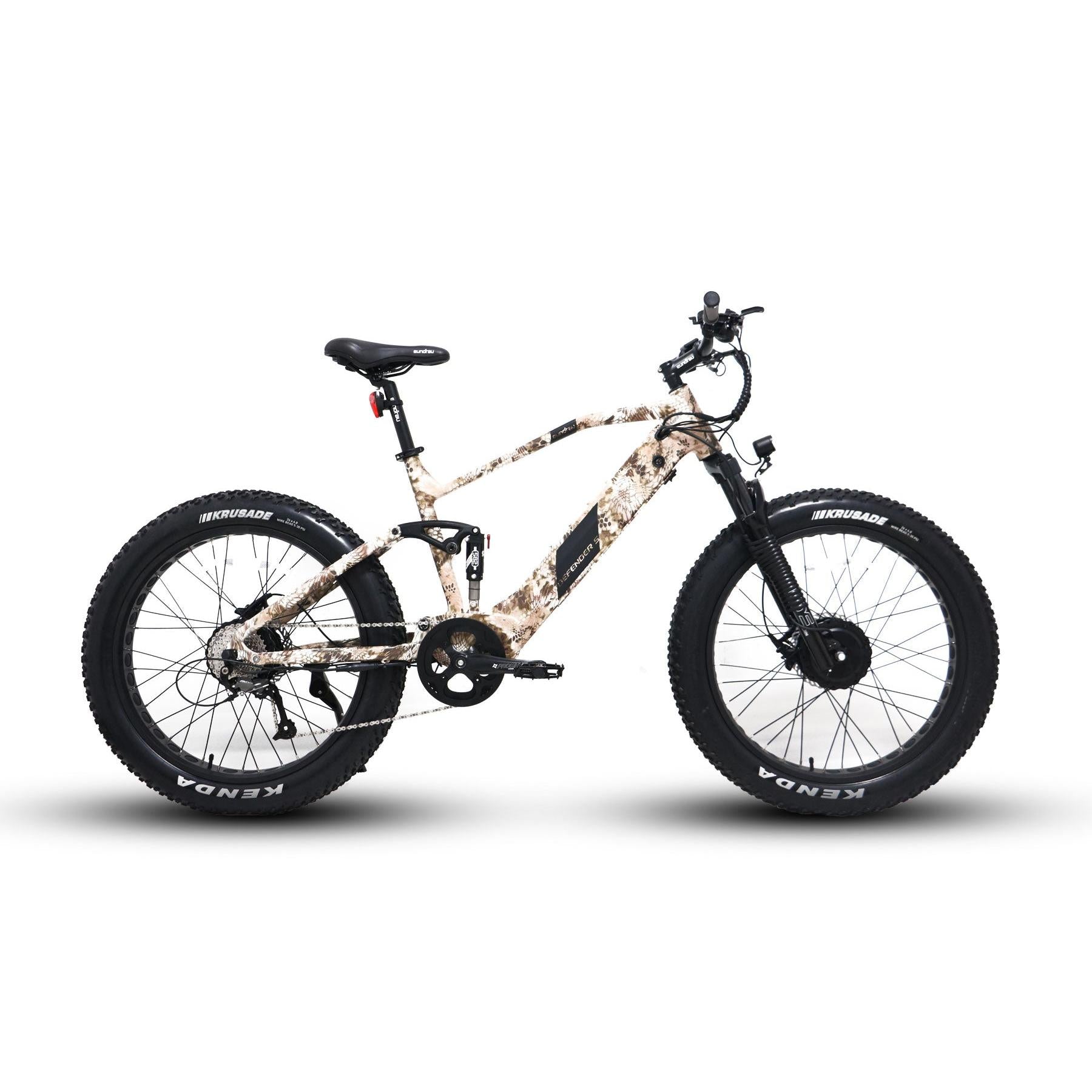 Eunorau Defender S 1500W Dual Motor Fat Tire Electric Bike