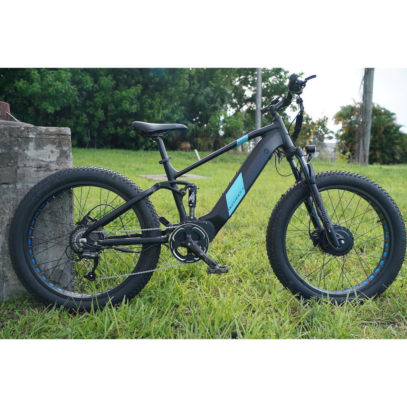 Eunorau Defender S 1500W Dual Motor Fat Tire Electric Bike