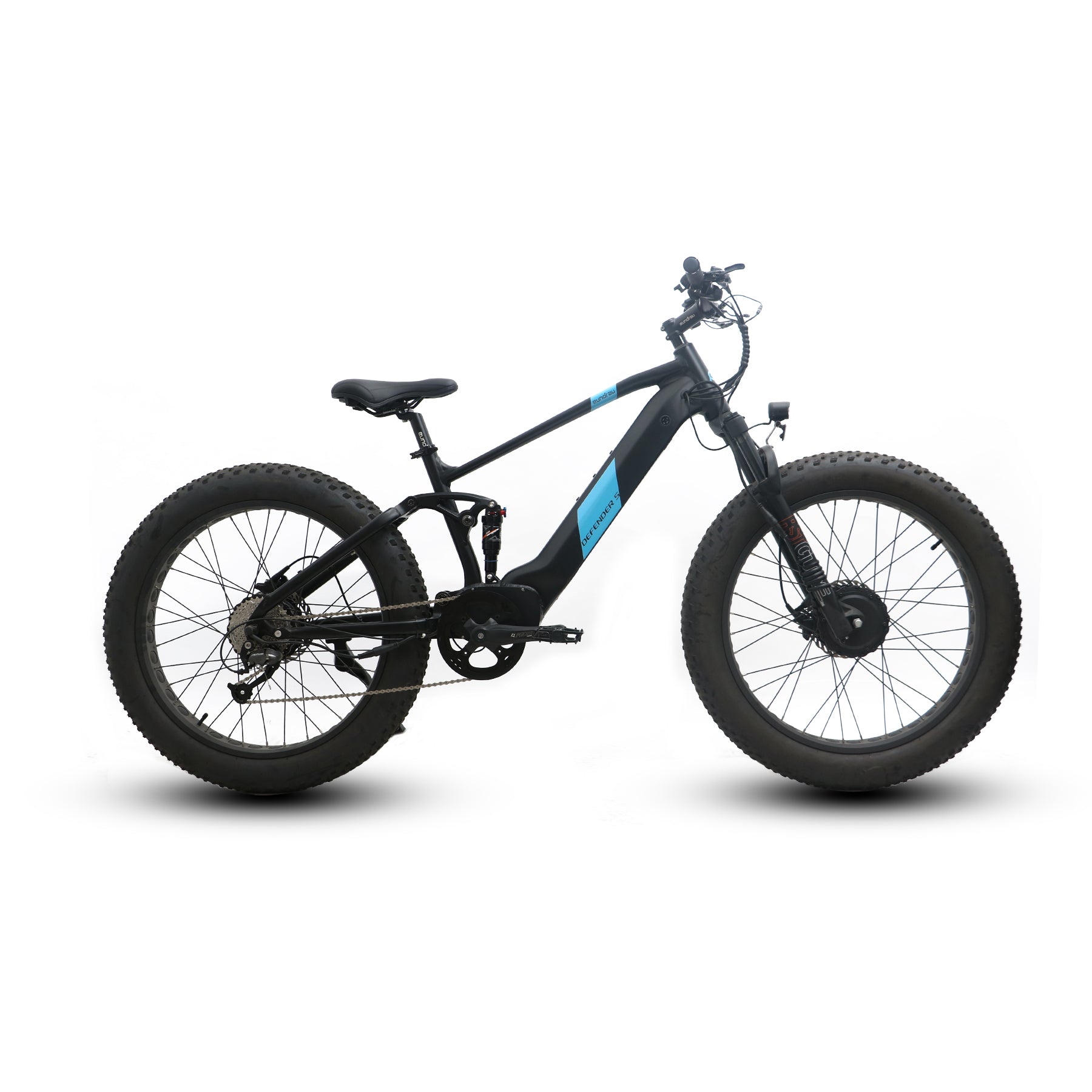 Eunorau Defender S 1500W Dual Motor Fat Tire Electric Bike
