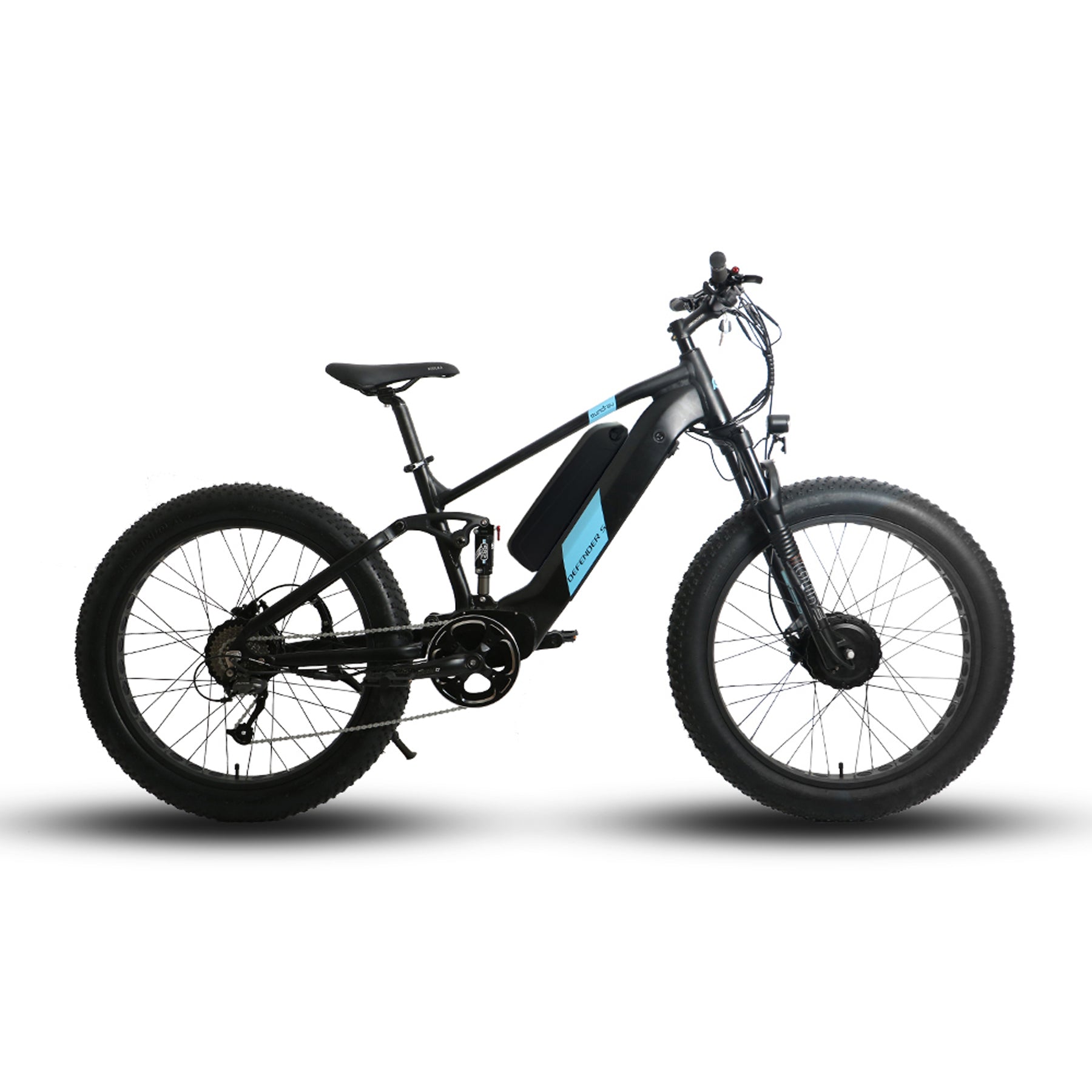 Eunorau Defender S 1500W Dual Motor Fat Tire Electric Bike