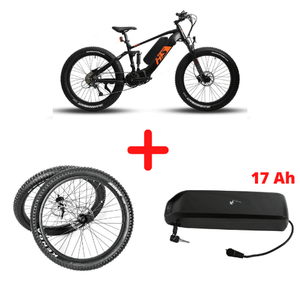 The product name is: "Eunorau Fat HS Fat Tire 1000W Mid-Drive Electric Bike Really Good Ebikes