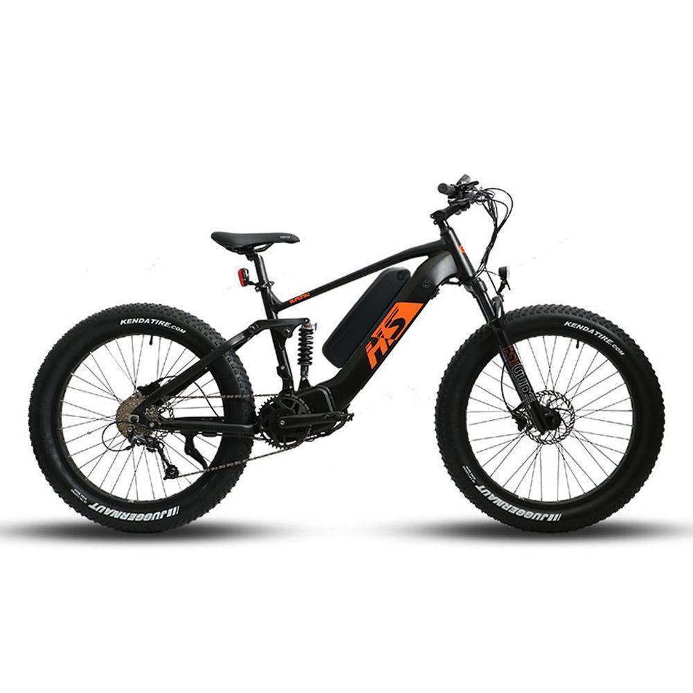 Eunorau Fat HS Fat Tire 1000W Mid Drive Electric Bike Really Good Ebikes