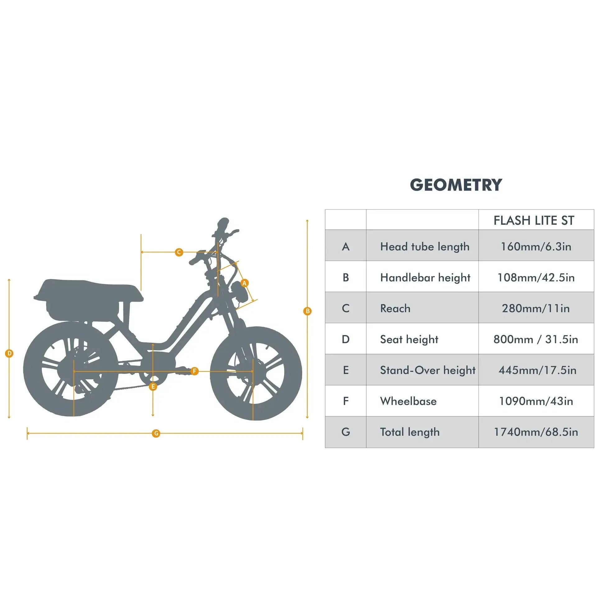 Eunorau Flash Lite ST 1.0 750W 52V/16Ah Rear-Drive eBike