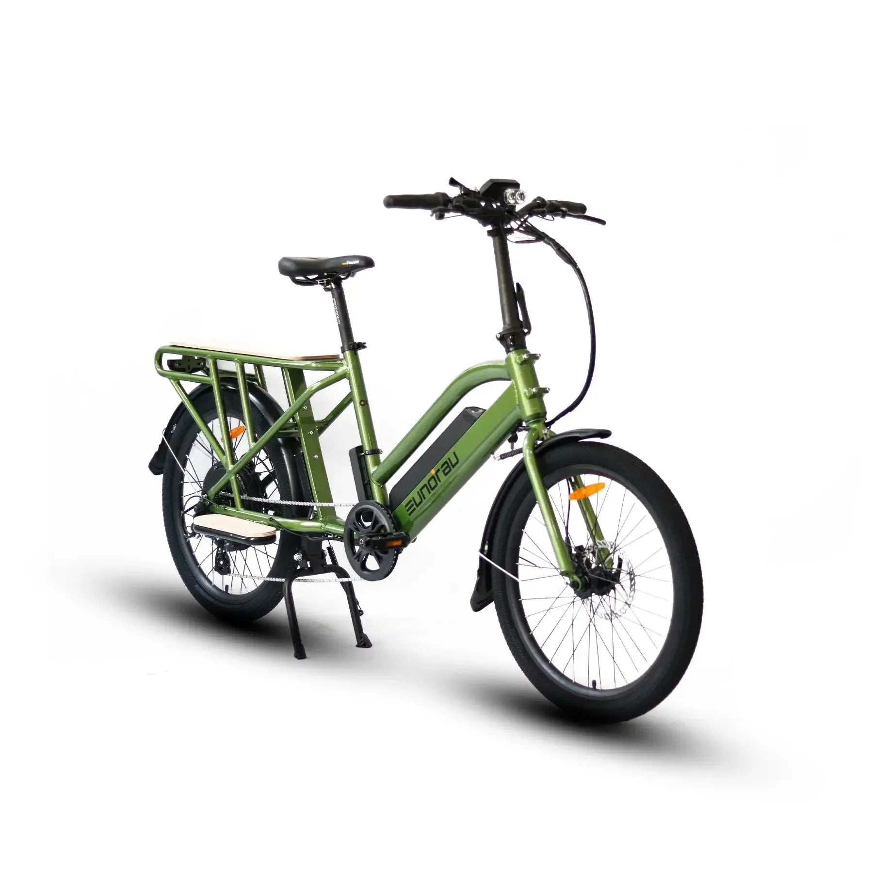 Eunorau Max-Cargo 2.0 750W Electric Cargo Bike w/ Thumb Throttle