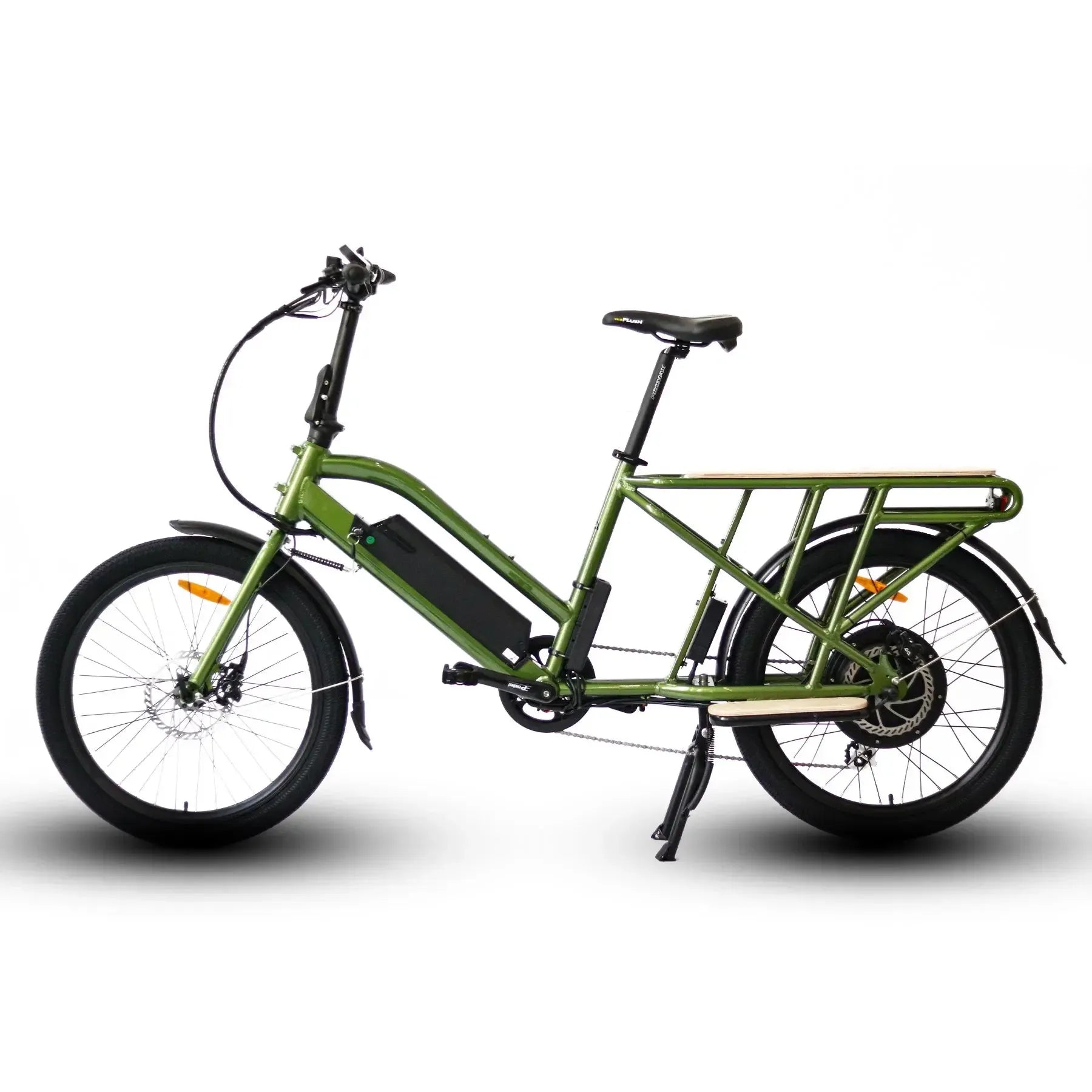 Eunorau Max-Cargo 2.0 750W Electric Cargo Bike w/ Thumb Throttle