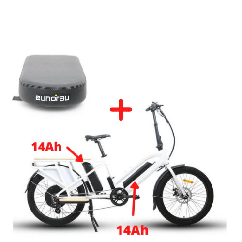 Eunorau Max Cargo 750W Electric Cargo Bike with Thumb Throttle by Eunorau - 50