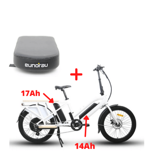 Eunorau Max Cargo 750W Electric Cargo Bike with Thumb Throttle by Eunorau - 51