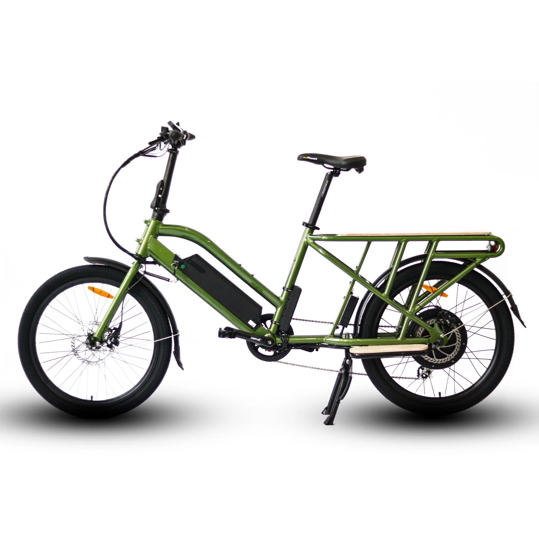 Eunorau Max-Cargo 2.0 750W Electric Cargo Bike w/ Thumb Throttle