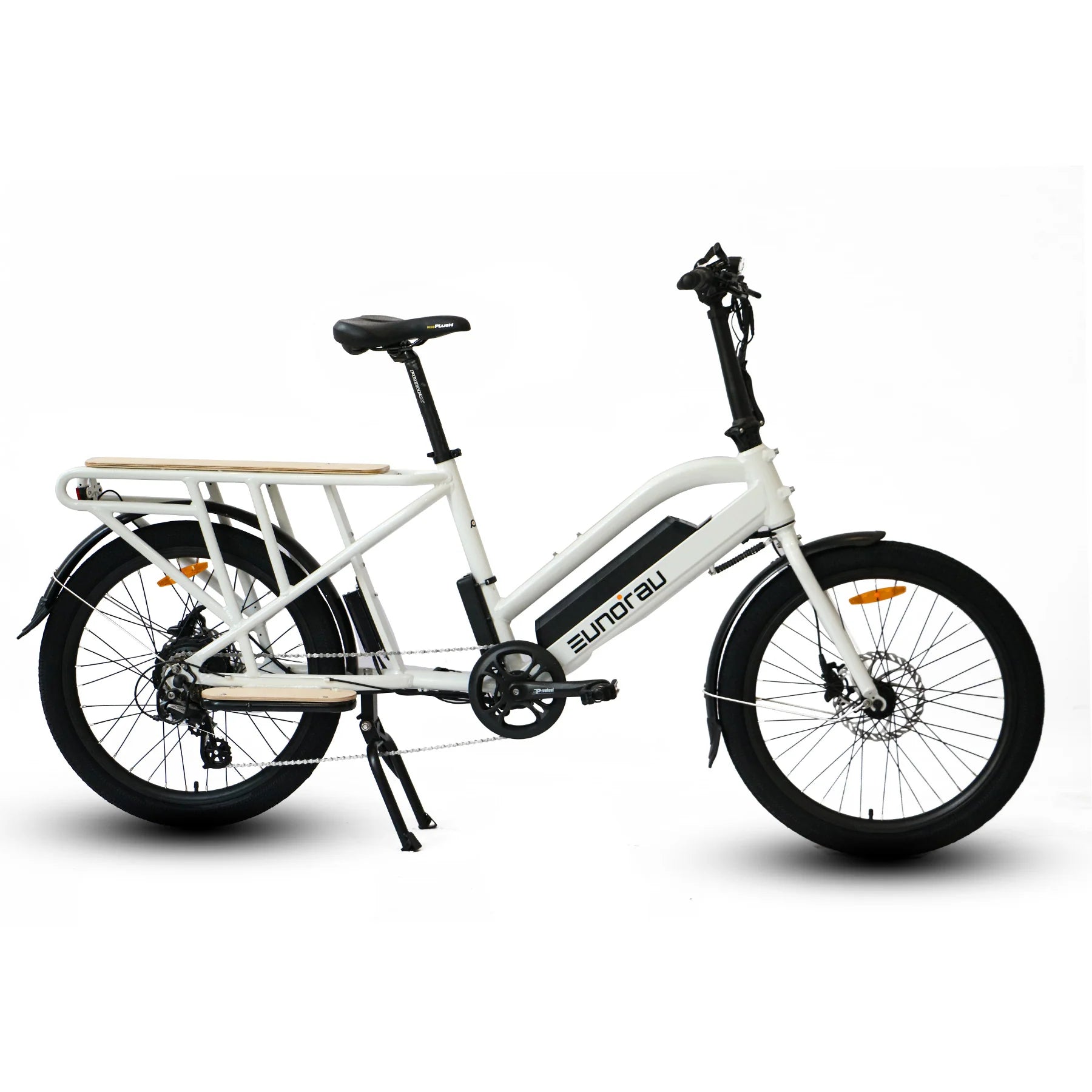 Eunorau Max-Cargo 2.0 750W Electric Cargo Bike w/ Thumb Throttle