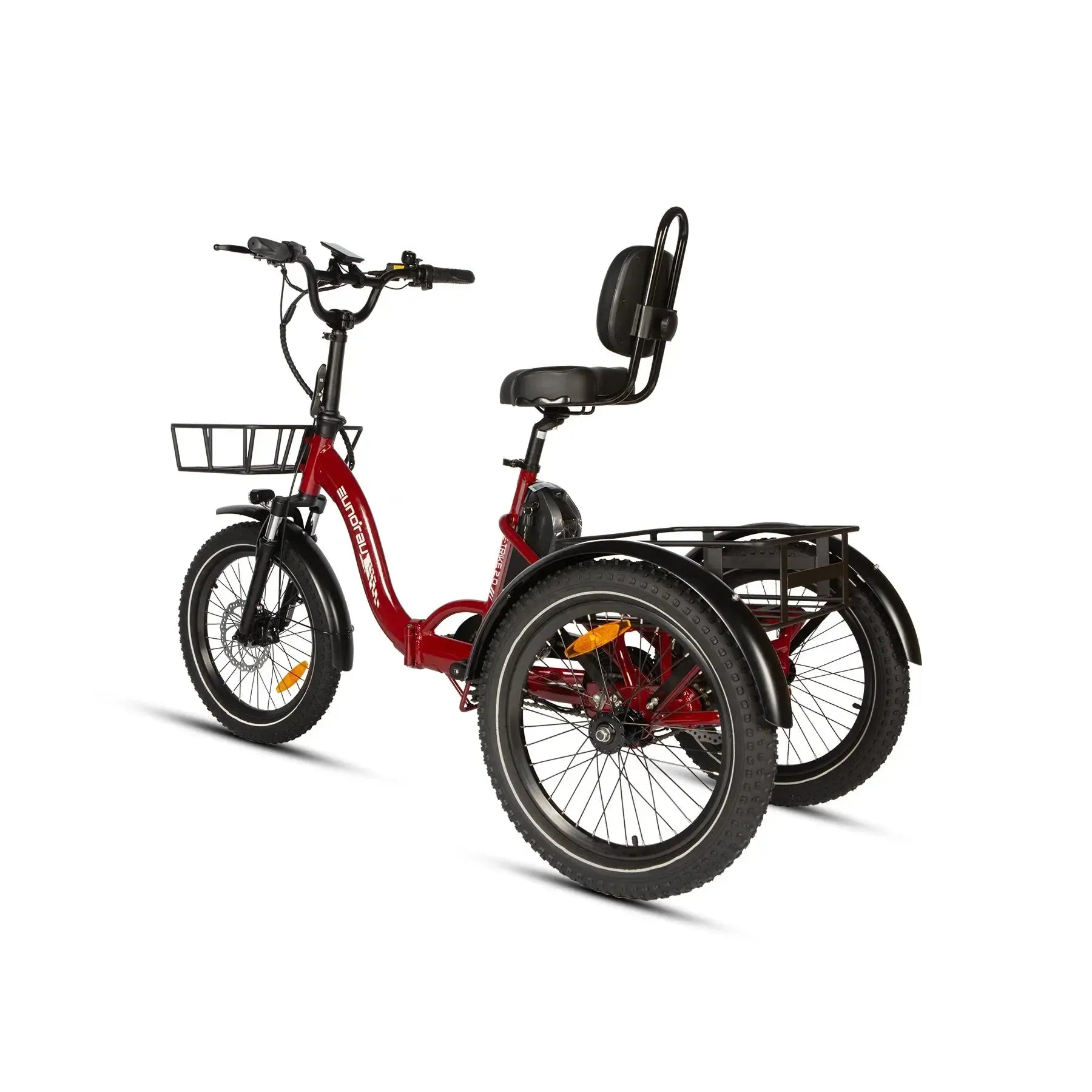 Eunorau ONE-TRIKE 2.0 500W 48V/14.5Ah Folding Electric Trike Half-twist Throttle