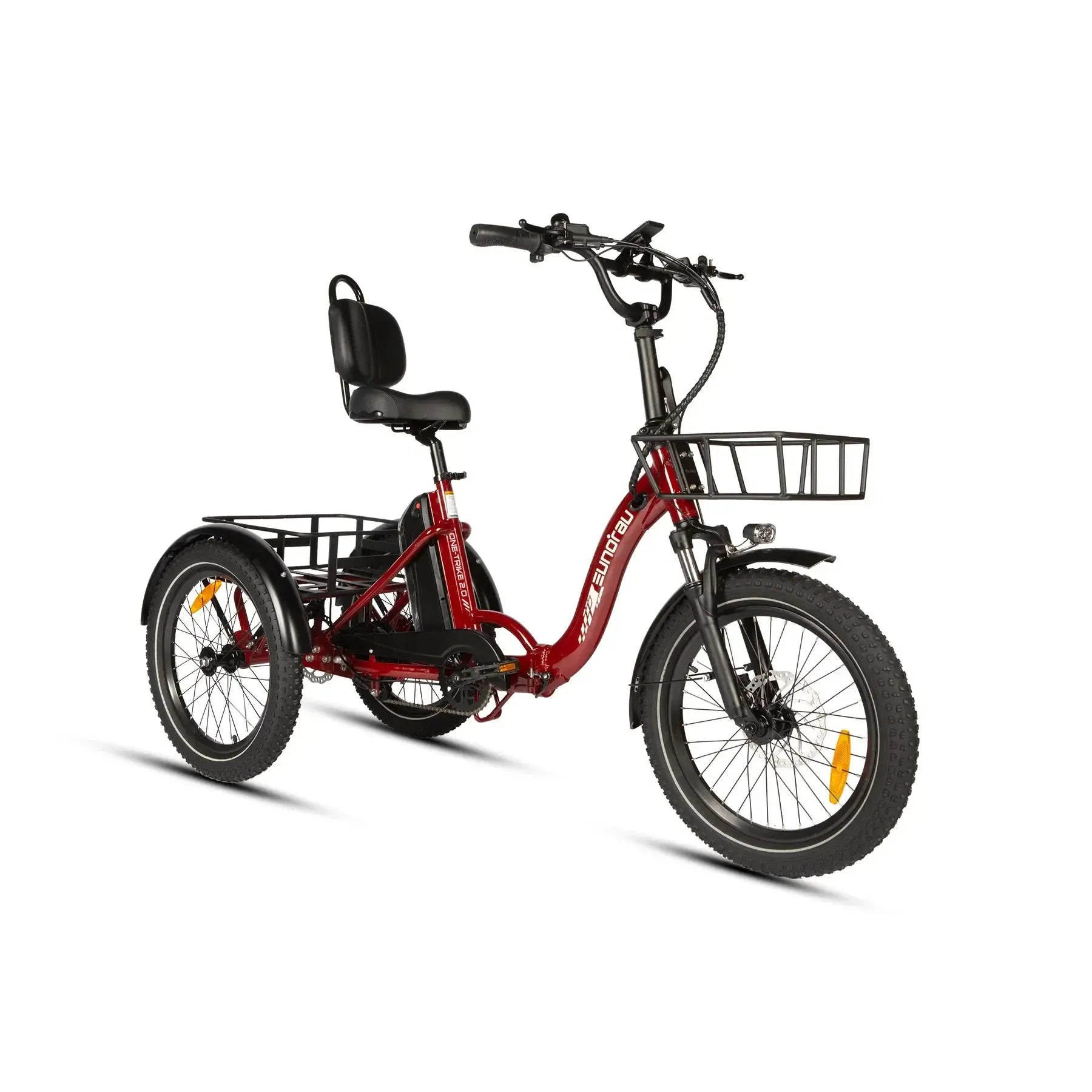 Eunorau ONE-TRIKE 2.0 500W 48V/14.5Ah Folding Electric Trike Half-twist Throttle