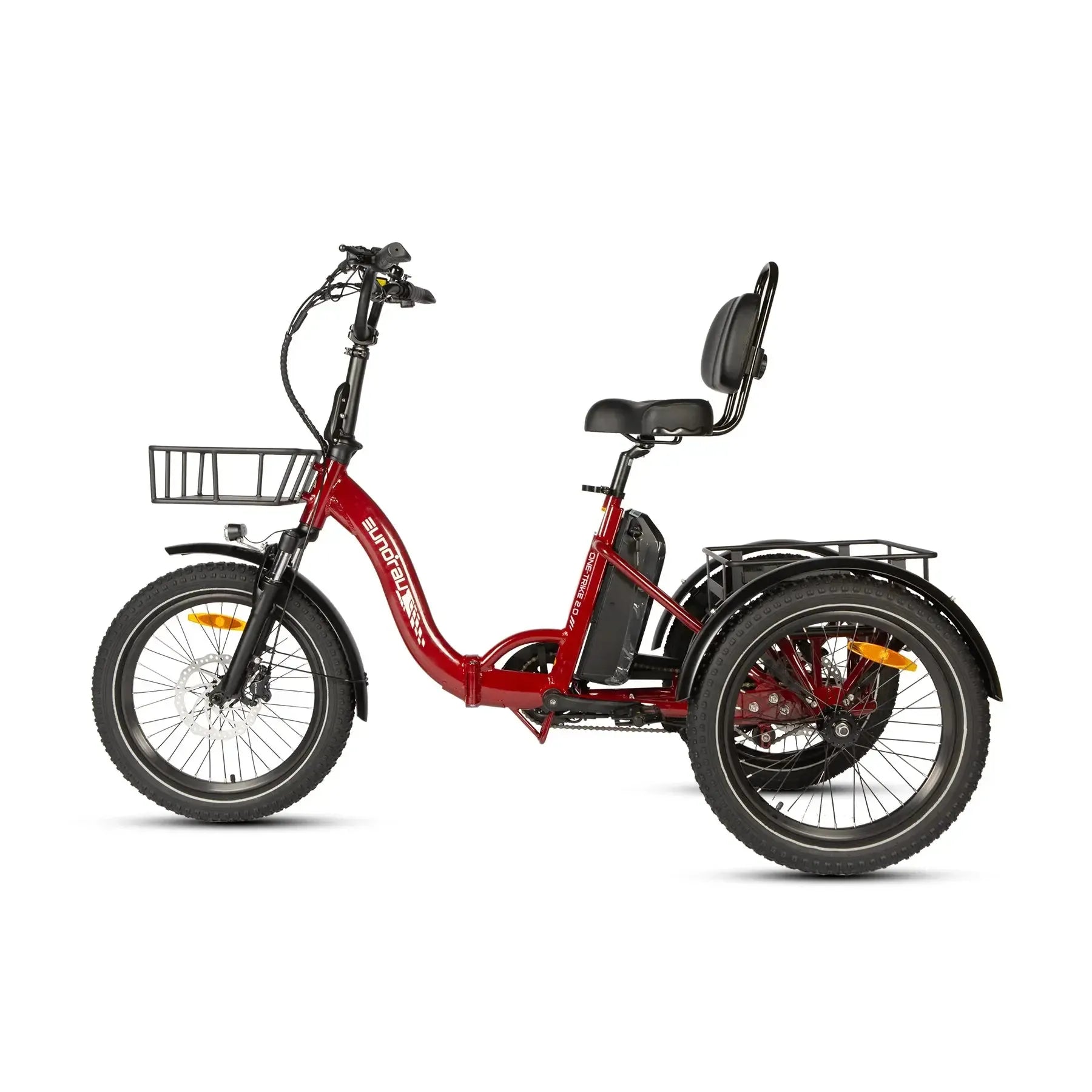Eunorau ONE-TRIKE 2.0 500W 48V/14.5Ah Folding Electric Trike Half-twist Throttle