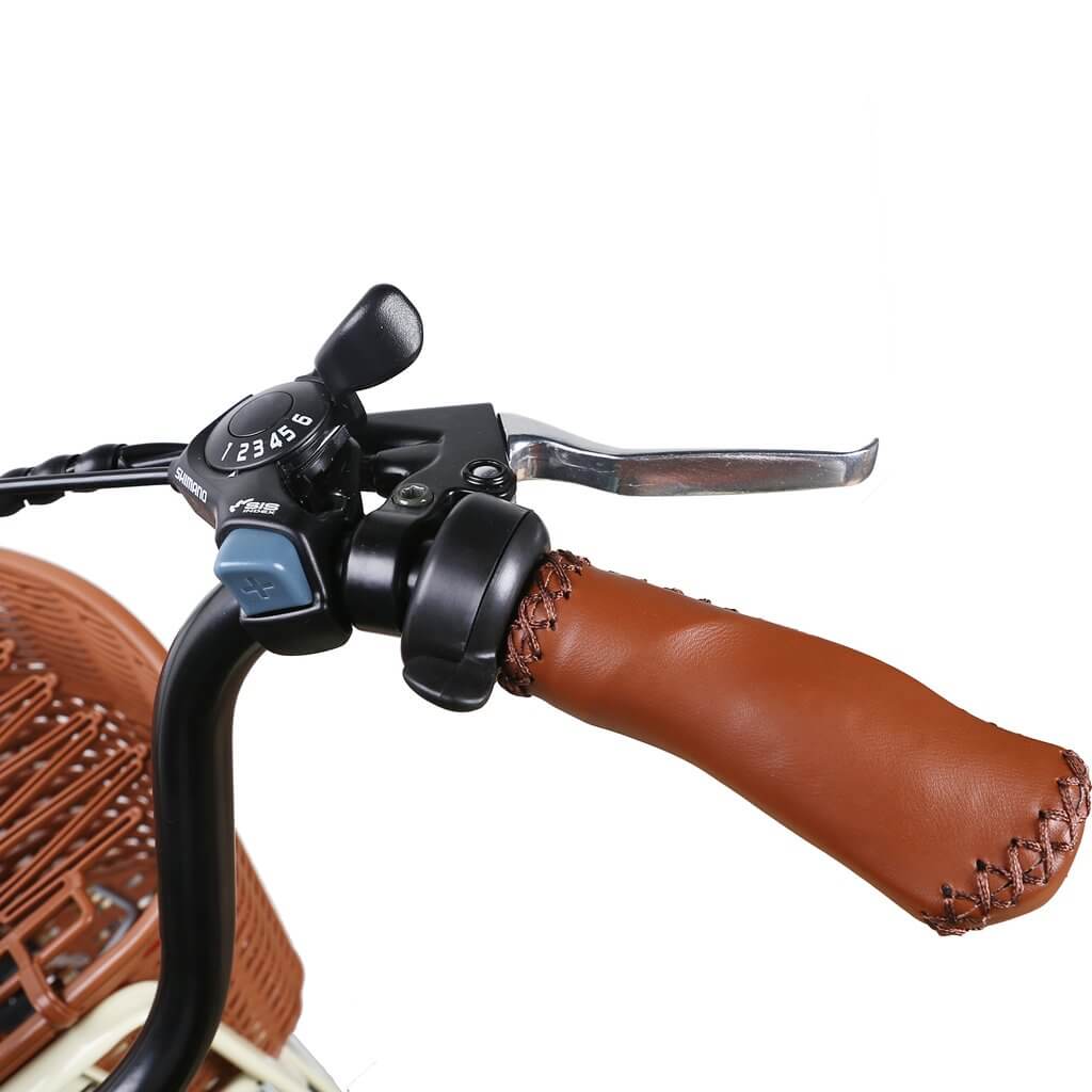 Nakto Classic Step-Thru Cruiser Electric Bike-Step-Through-Nakto-Right Side Handlebar Controls