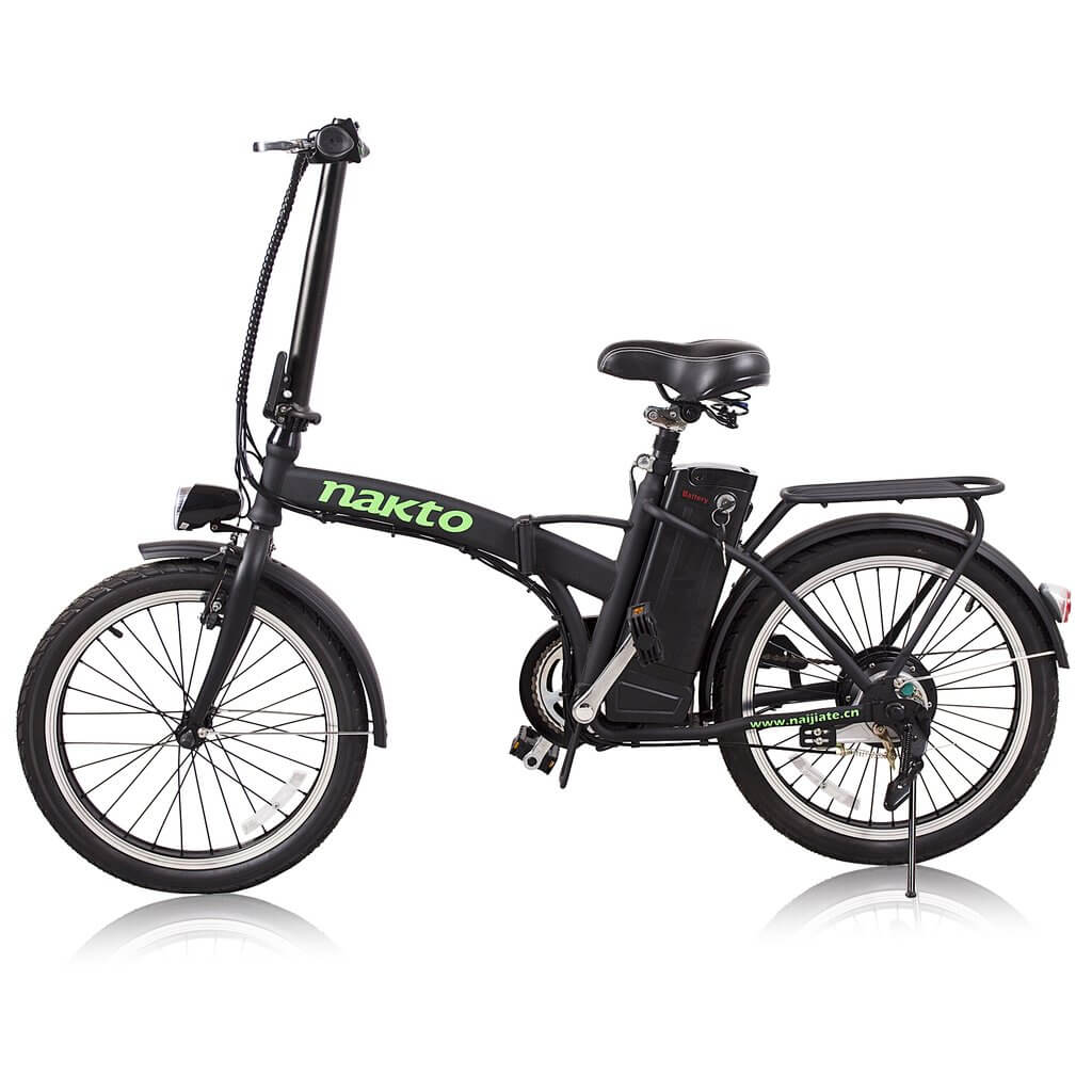 Nakto Fashion 250W Folding Electric Bicycle w/ Twist Throttle