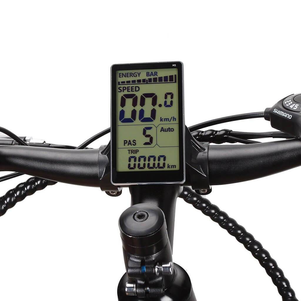 Nakto Ranger Electric Mountain Bike-Mountain-Nakto-Display View