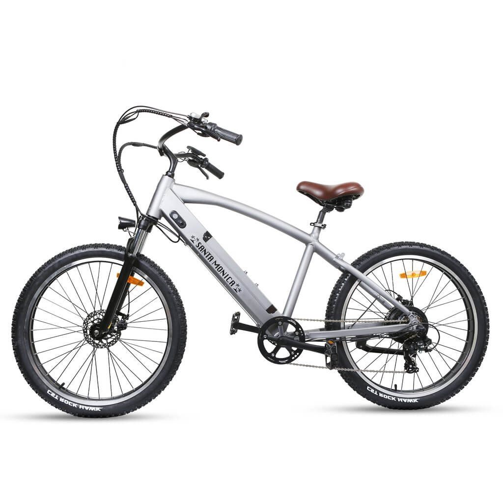 Nakto Santa Monica 500W Cruiser Electric Bike w/ Twist Throttle