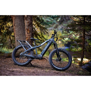 QuietKat-Apex-Pro-1000W-Mid-Drive-Fat-Tire-Electric-Mountain-Bike-With-VPO-Technology-Mountain-QuietKat in the Forest