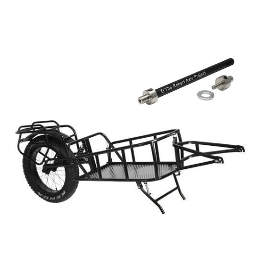 QuietKat-FatKat-Cargo-Trailer-17QKMVT-Trailer-QuietKat-Trailer-BOB-Axle-Needed-For-Full-Suspension-QuietKat-Models-7-side view- Really Good Ebikes