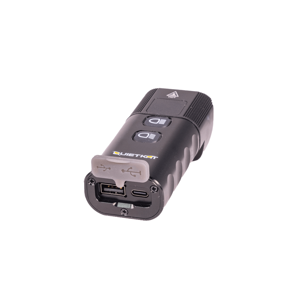 Quietkat Explorer Bike Lights-Lights-QuietKat-Explorer 2000-Right Side Front Oblique View