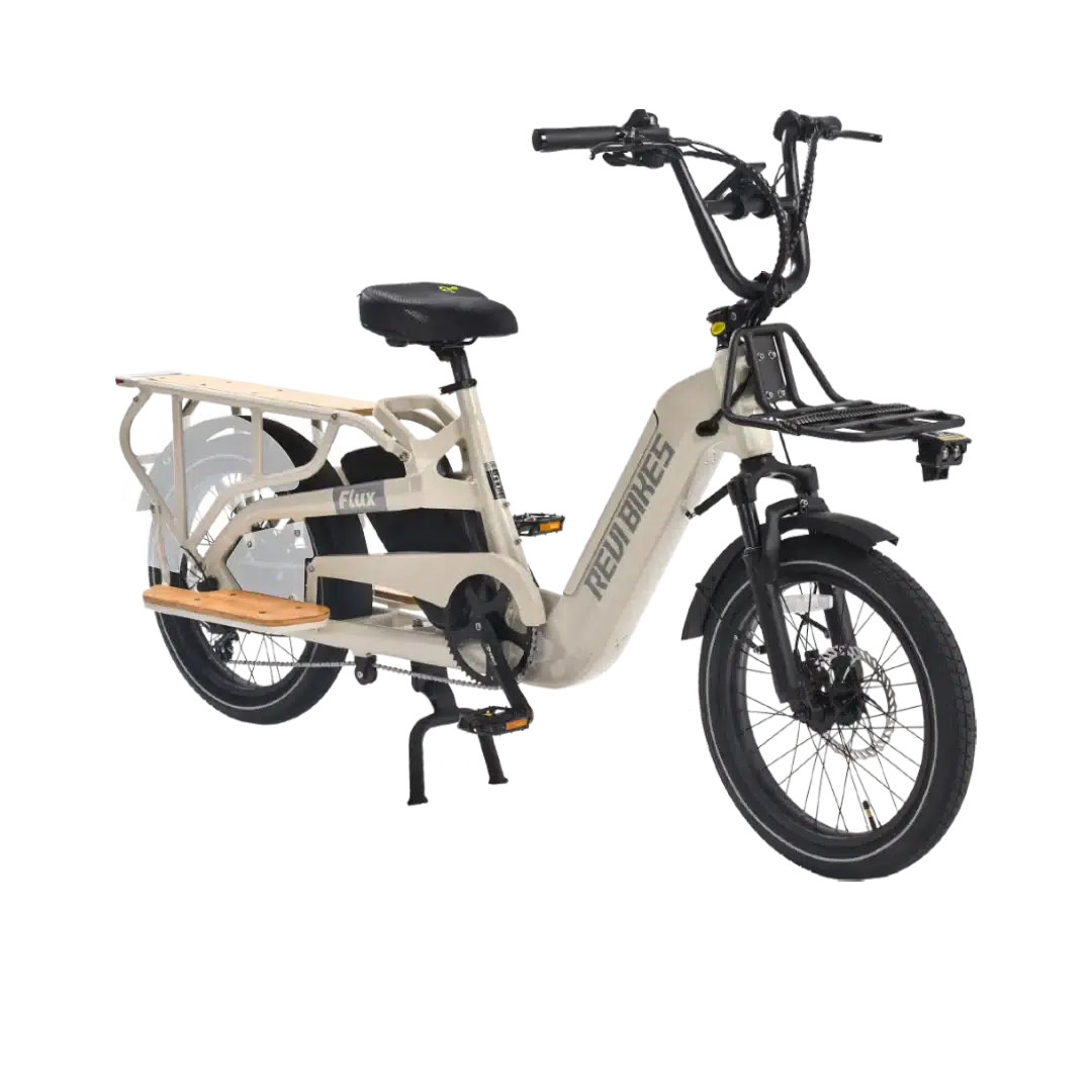 Revibikes Flux Cargo Electric Bicycle Cream / 15Ah