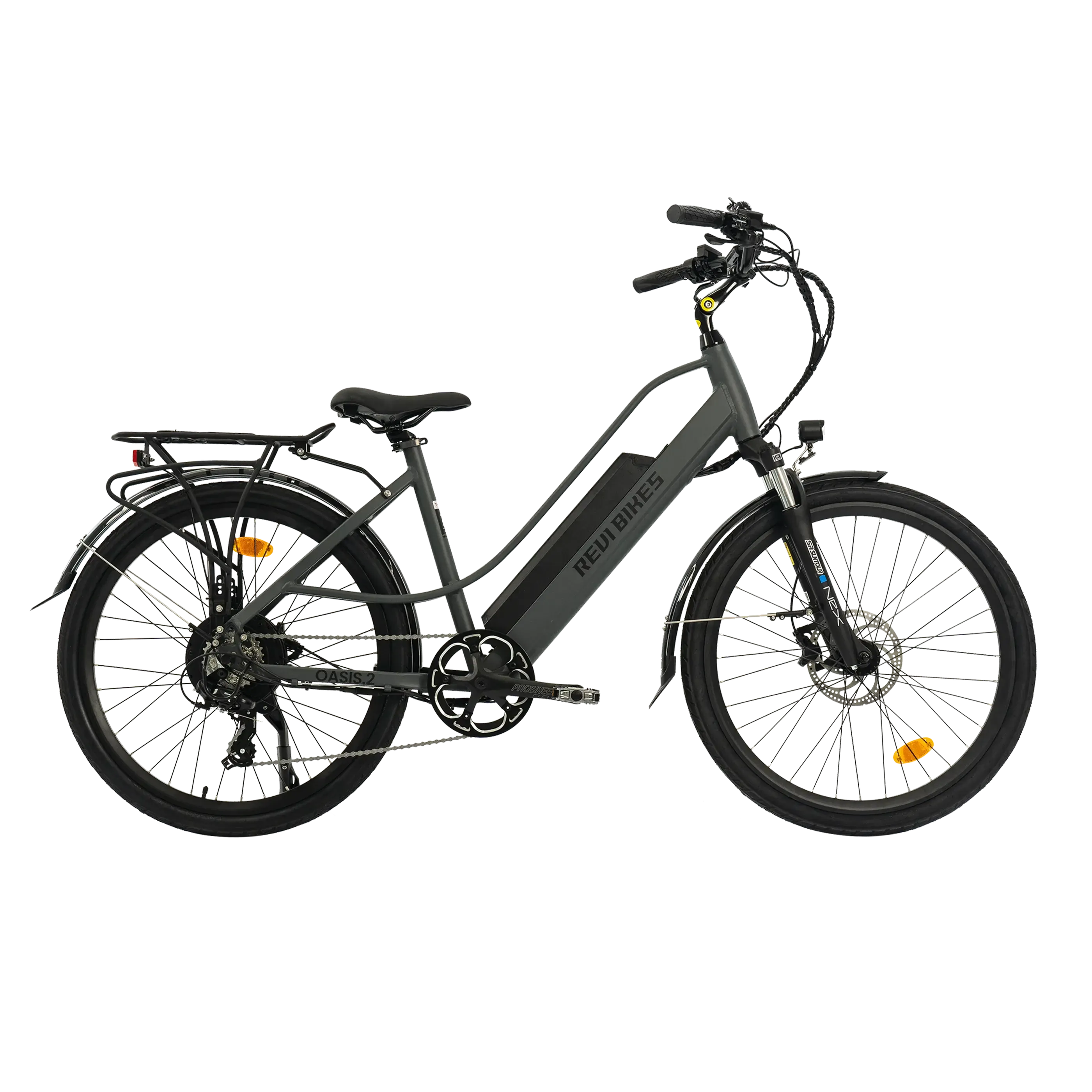 Revi Bikes Oasis .2 ST 48V/15Ah 500W Step Thru Electric Bike