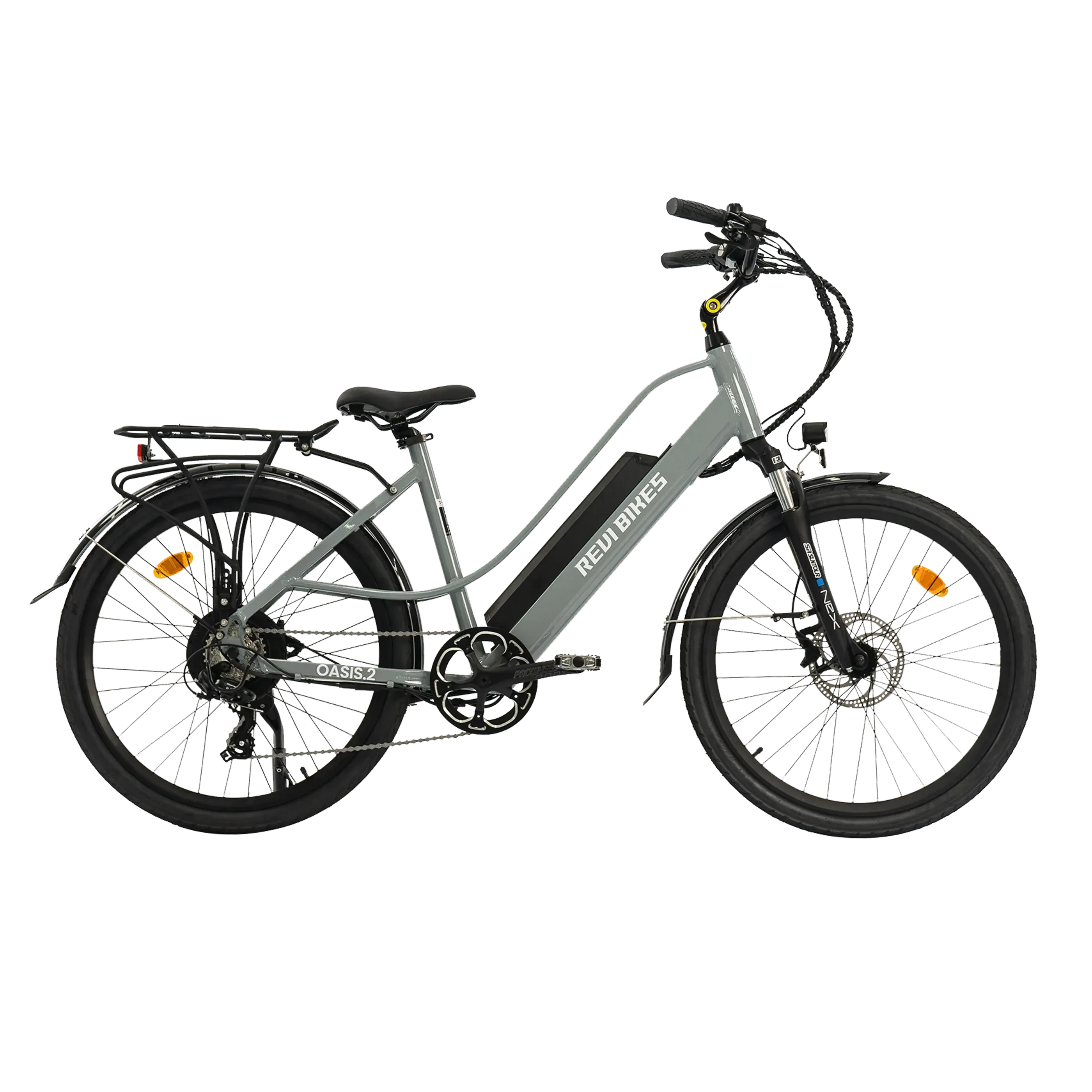 Revi Bikes Oasis .2 ST 48V/15Ah 500W Step Thru Electric Bike