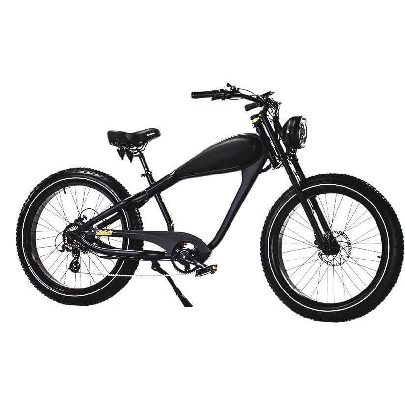 Revi Cheetah Plus Cafe Racer 750W Electric Beach Cruiser Really Good Ebikes