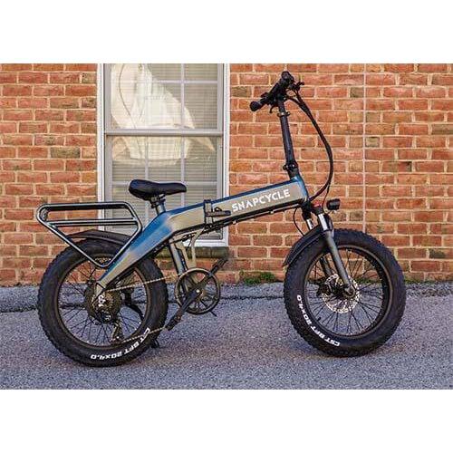 Snapcycle S1 750W Fat Tire Folding Electric Bike w Twist Throttle Really Good Ebikes