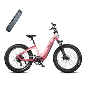 Velowave-Grace-750W-Fat-Tire-Step-Thru-Cruiser-Electric-Bike-fat-Velowave-Ebike-2-Tone-Flamingo-Pink-Extra-48V20Ah-Battery-639-31