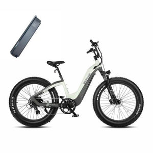 Velowave-Grace-750W-Fat-Tire-Step-Thru-Cruiser-Electric-Bike-fat-Velowave-Ebike-2-Tone-Uniform-Green-Extra-48V20Ah-Battery-639-29
