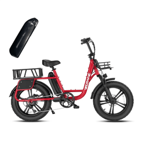 Velowave-Prado-750W-Low-Step-Fat-Tire-Electric-Bike-w-Thumb-Throttle-fat-Velowave-Ebike-Red-Front-and-Rear-Basket-Set-Extra-48V15Ah-Battery-605-28