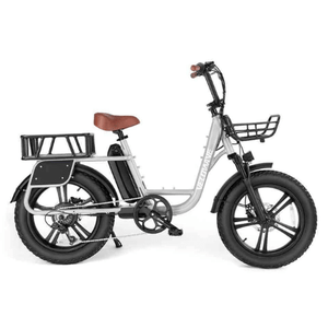 Velowave-Prado-750W-Low-Step-Fat-Tire-Electric-Bike-w-Thumb-Throttle-fat-Velowave-Ebike-Silver-Front-and-Rear-Basket-Set-125-4