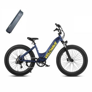 Velowave-Rover-FCTY4-750W-Low-Step-Fat-Tire-Electric-Bike-w-Thumb-Throttle-Step-Through-Velowave-Ebike-Blue-Extra-48V15Ah-Battery-559-13