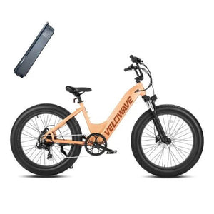 Velowave-Rover-FCTY4-750W-Low-Step-Fat-Tire-Electric-Bike-w-Thumb-Throttle-Step-Through-Velowave-Ebike-Gold-Extra-48V15Ah-Battery-559-14